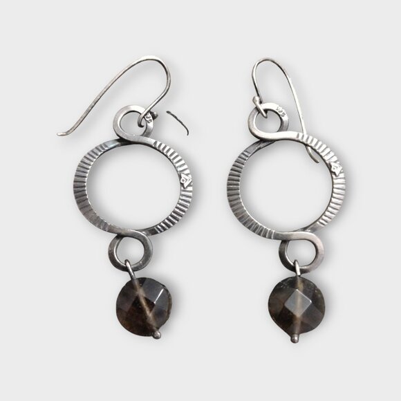 Silpada Jewelry - Silpada Sterling Smoky Quartz Dangle Earrings